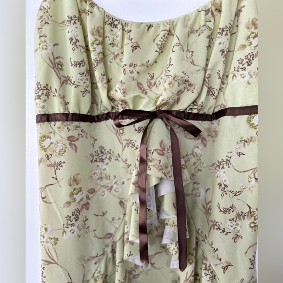 Y2K Mourices Green & Brown Tank Top - Picture 2 of 11